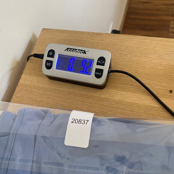 J Jill Top Womens Large Blue Pure Jill Boat Neck 3/4 Sleeve Tunic Stretch Knit - Picture 11 of 11